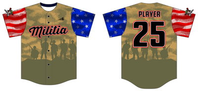 Militia Custom NanoDri Baseball Jersey #J1