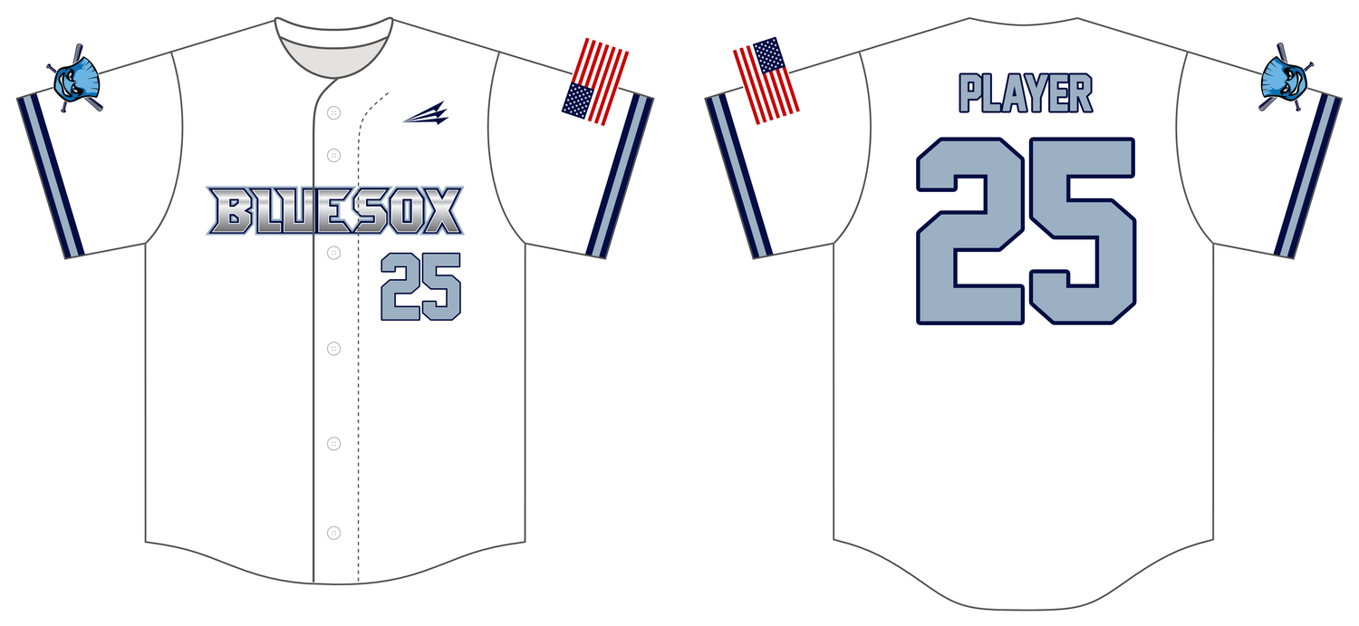 Blue Sox Custom HexaFlex Baseball Jersey #J15B