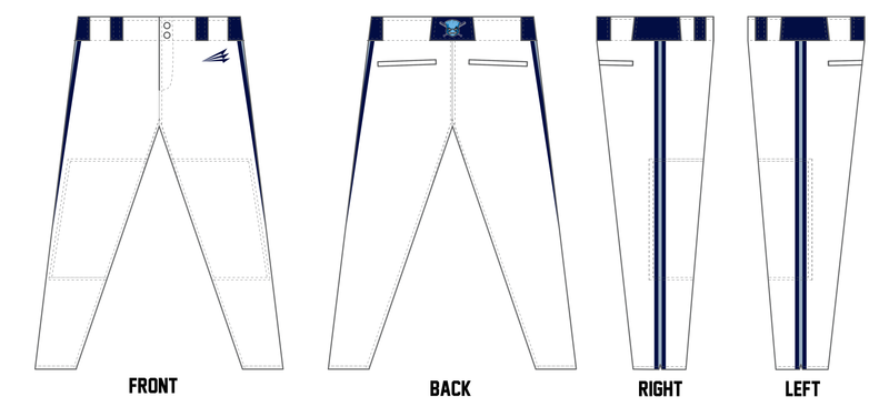 Blue Sox Sports Custom ProFit Baseball Pant #BP15P
