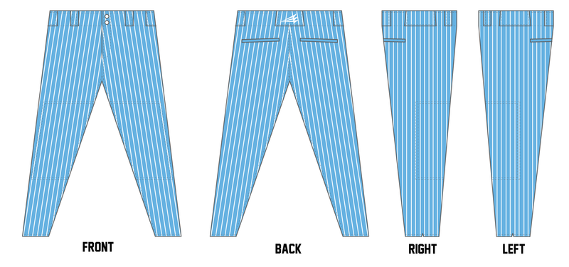 OC Gunnerz Custom Athletic Baseball Pant #BP2B
