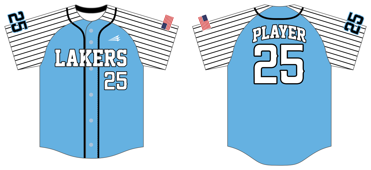 Illinois Lakers Custom HexaFlex Baseball Jersey #J4C