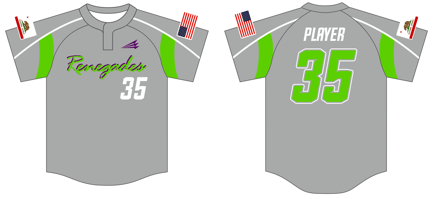 Renegades Custom HexaFlex Baseball Jersey #J3D