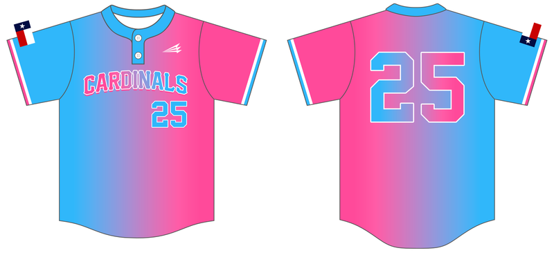 Texas Cardinals Custom HexaFlex Baseball Jersey #J8