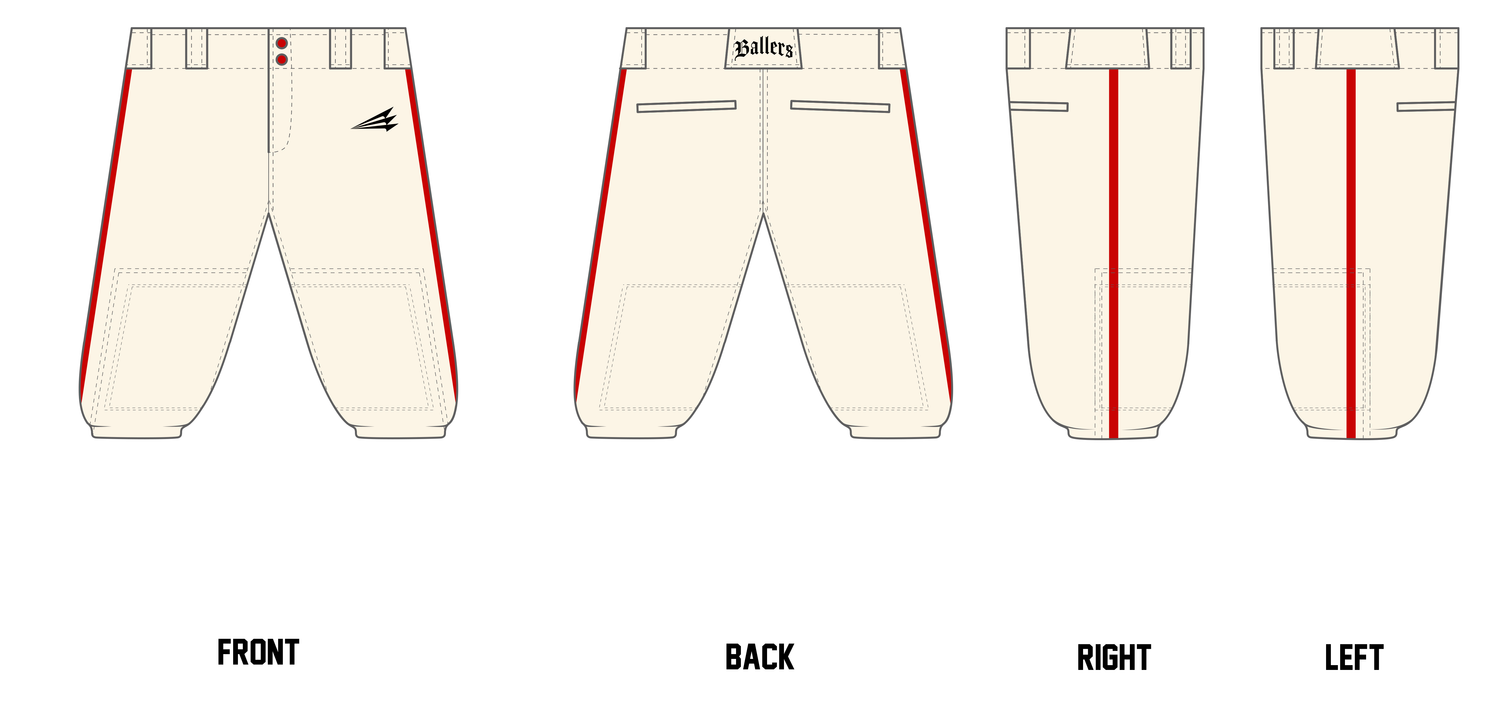 SoCal Ballers Custom Knicker Baseball Pants #BP17B