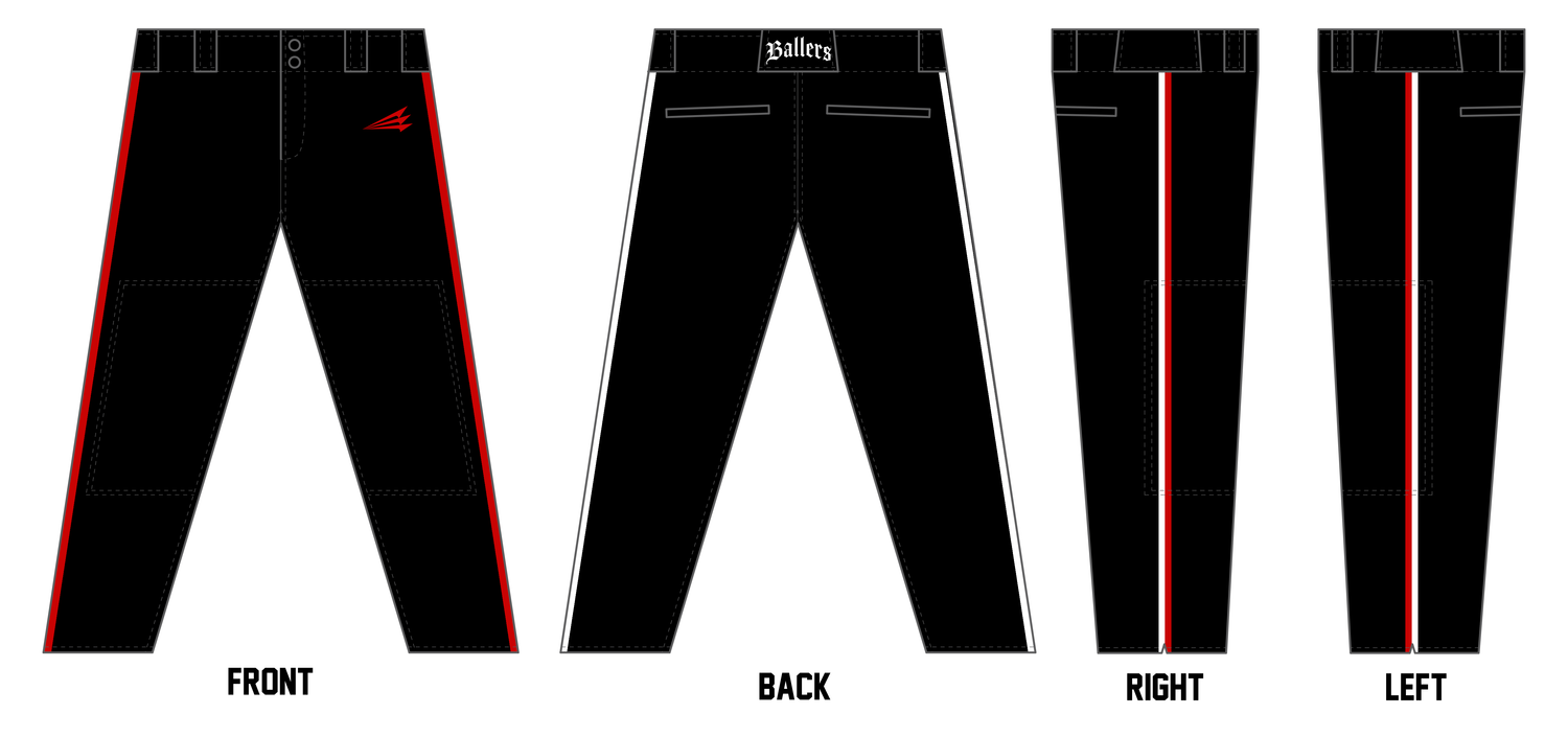 SoCal Ballers Custom Athletic Cut Baseball Pants #BP18A
