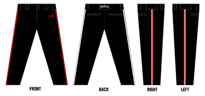 SoCal Ballers Custom Athletic Cut Baseball Pants #BP18A