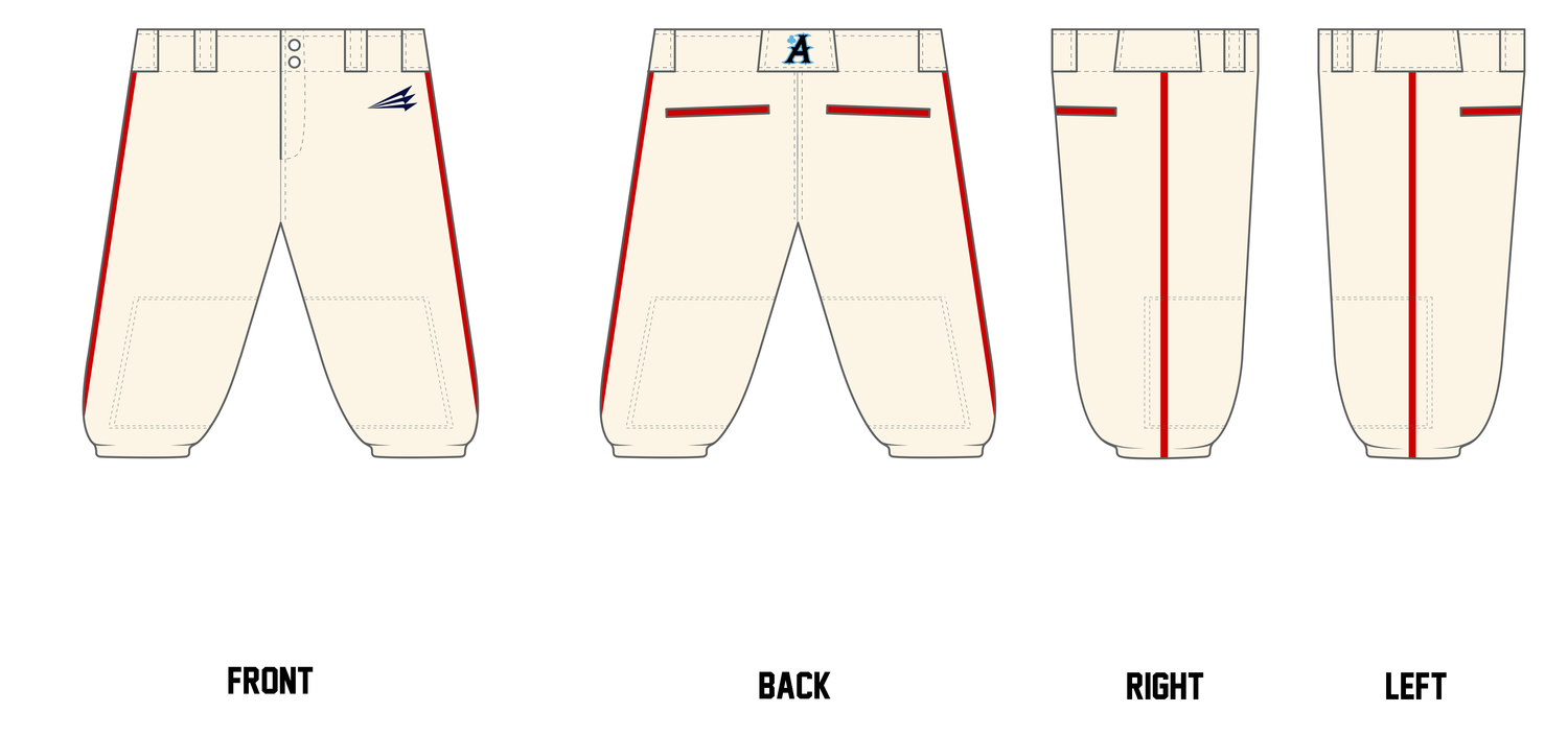 Aces Baseball Club Custom Knicker Baseball Pant #BP3CK