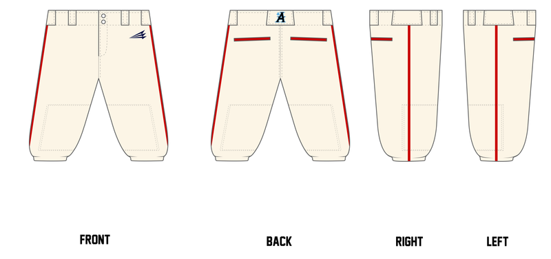 Aces Baseball Club Custom Knicker Baseball Pant #BP3CK