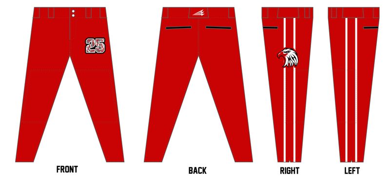 Marysville Hawks Custom Athletic Cut Baseball Pant #BP6F
