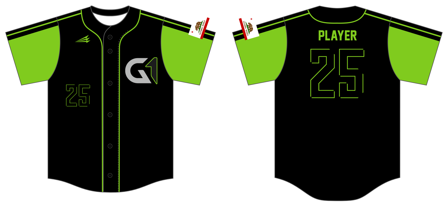 G1 Baseball Custom HexaFlex Baseball Jersey #J10B