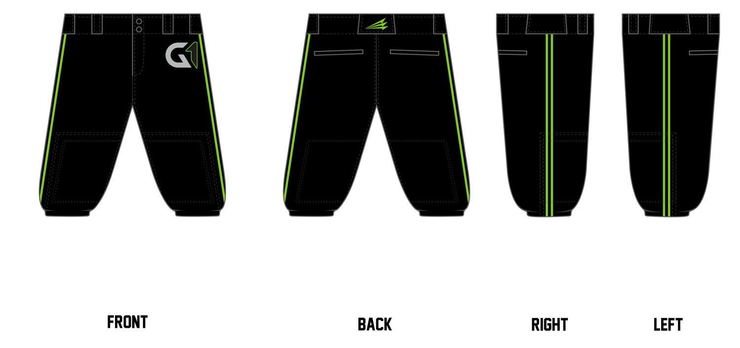 G1 Baseball Custom Knicker Baseball Pant #BP10