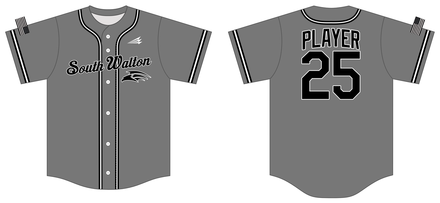 South Walton Hawks Custom HexaFlex Baseball Jersey #J6