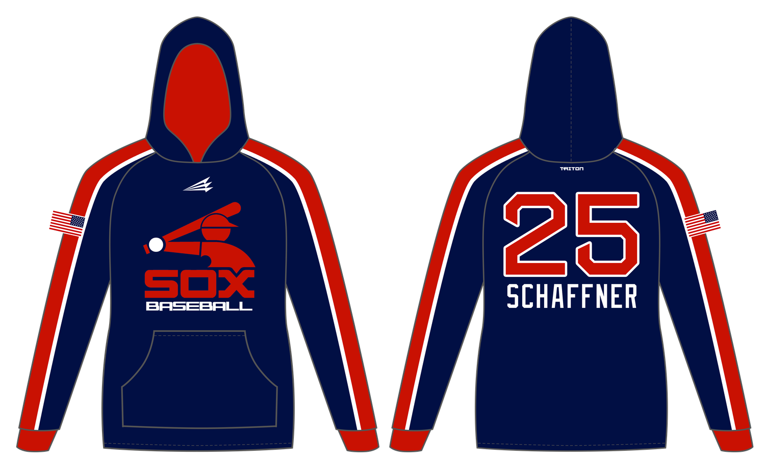 SBG Sox Custom Vulcan Hoodie #VH5