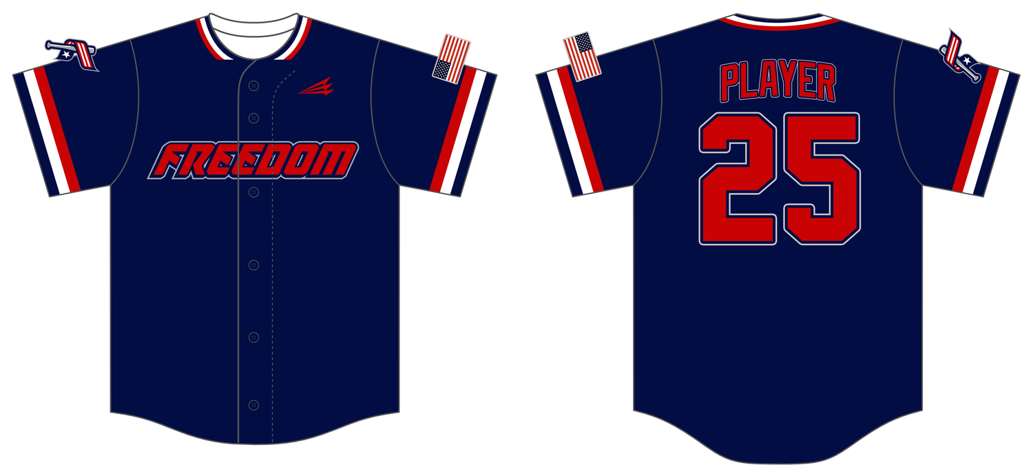 Big League Wiffle Ball Custom HexaFlex Baseball Jersey #J9