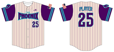 Big League Wiffle Ball Custom HexaFlex Baseball Jersey #J13B