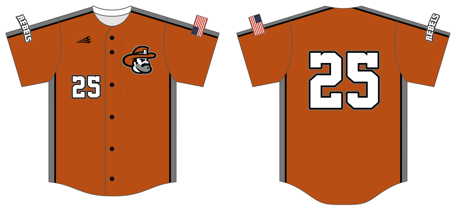 Big League Wiffle Ball Custom HexaFlex Baseball Jersey #J14