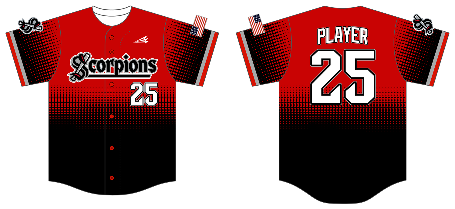 Big League Wiffle Ball Custom HexaFlex Baseball Jersey #J15