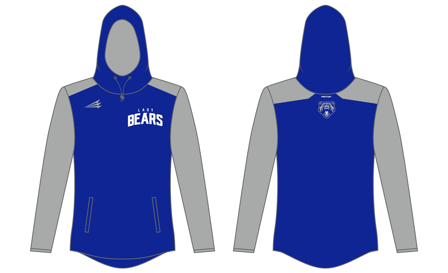 Lady Bears Custom QuadFlex Hoodie #QF1