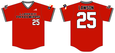 Lubbock Raiders Custom NanoDri Baseball Jersey #J60b
