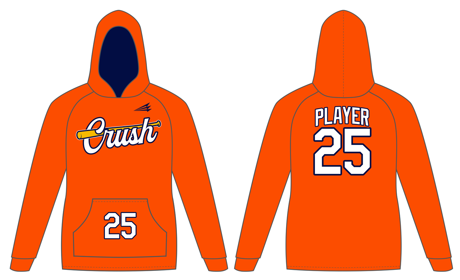 Carterville Crush Custom Vulcan Hoodie #VH1B