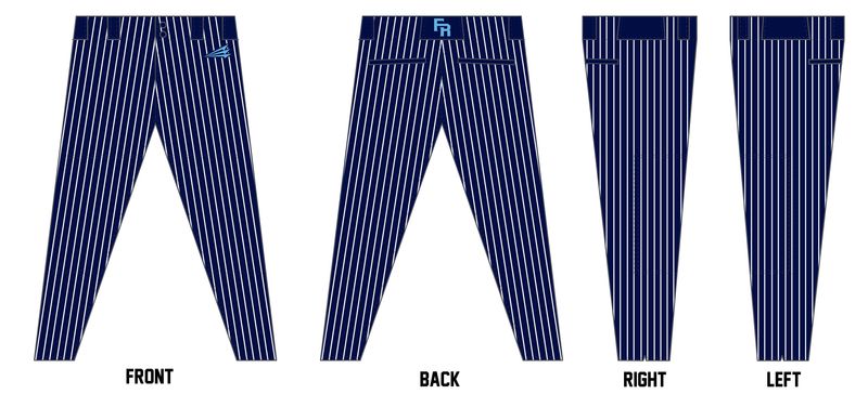 Frozen Rope Custom Athletic Baseball Pant #BP1