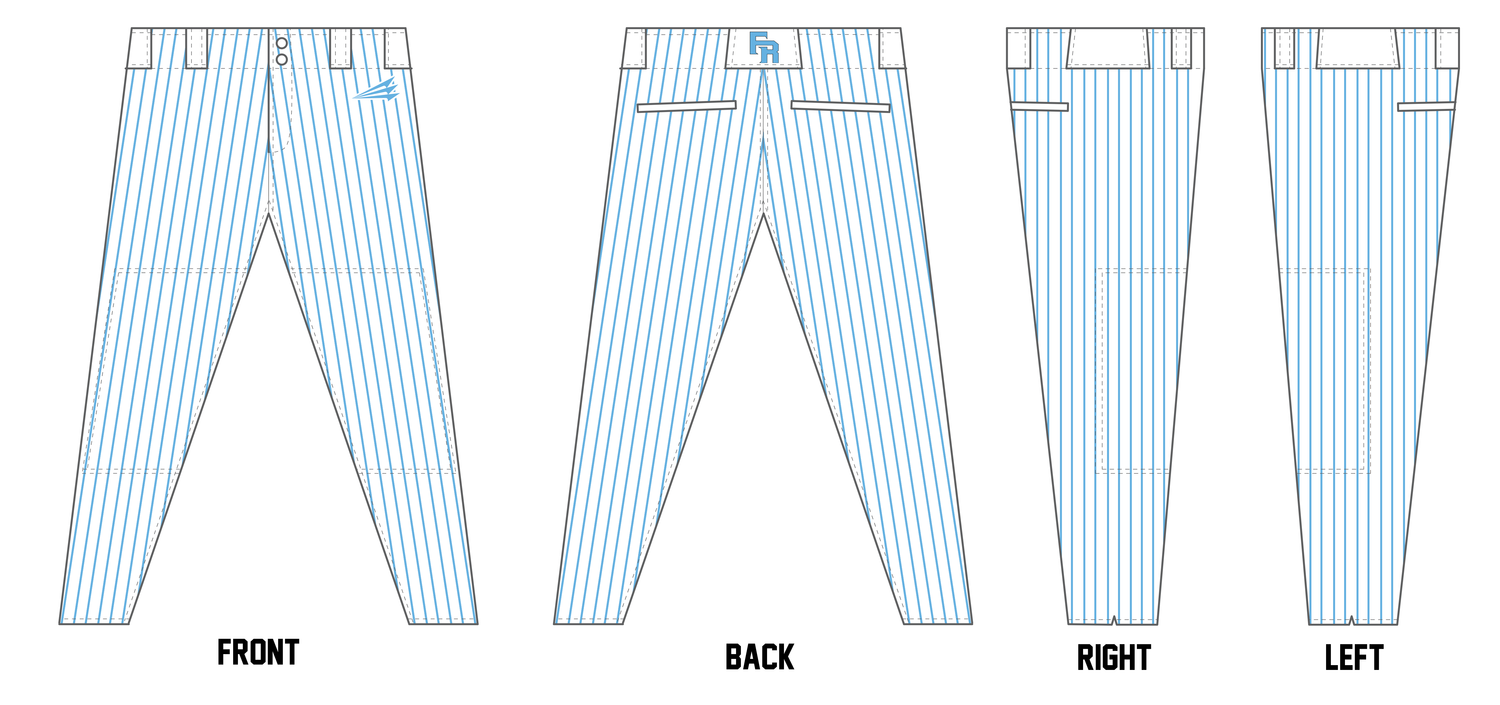 Frozen Rope Custom Athletic Baseball Pant #BP2