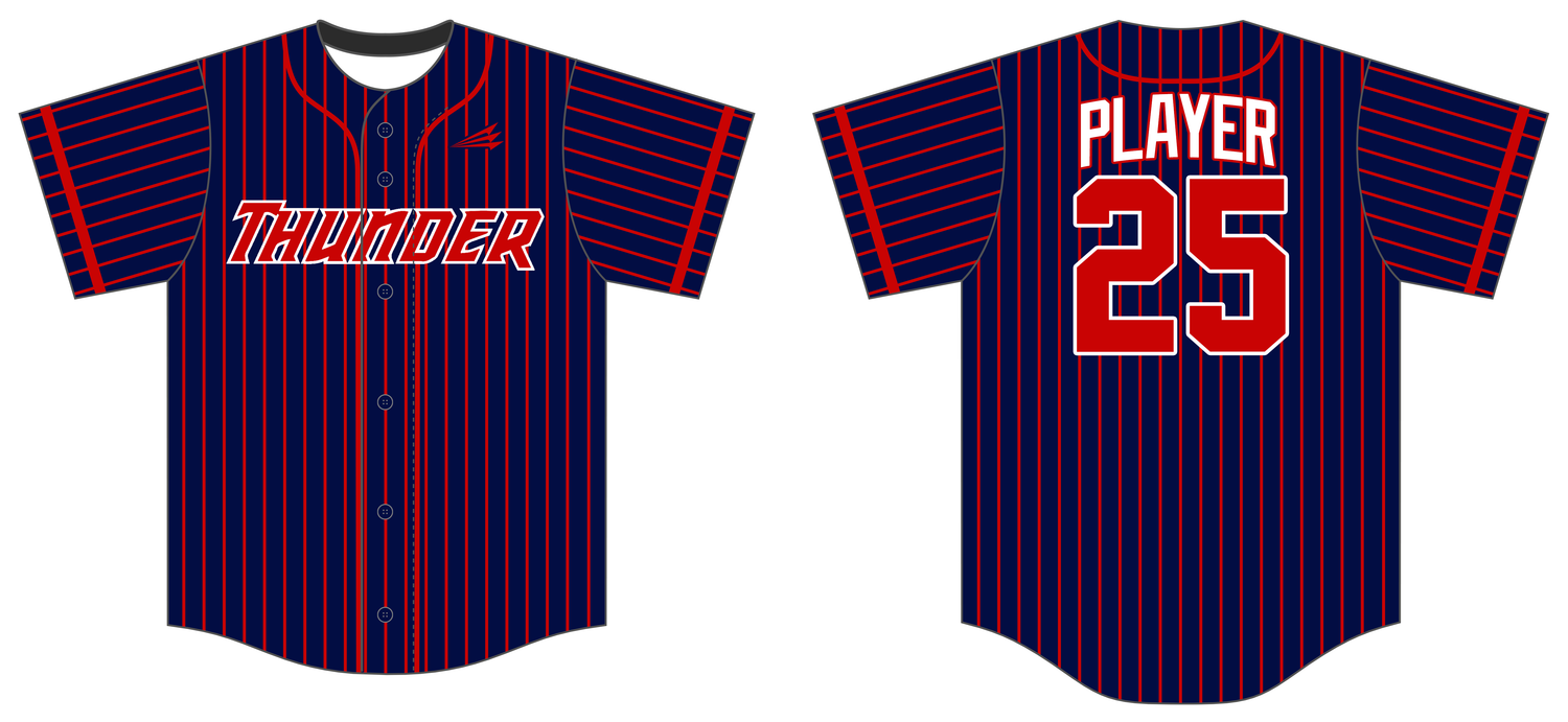 Thunder Custom NanoDri Baseball Jersey #J4