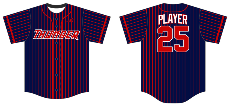 Thunder Custom NanoDri Baseball Jersey #J4