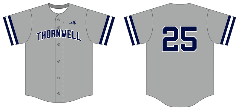 Thornwell Charter Saints Custom NanoDri Baseball Jersey #J4