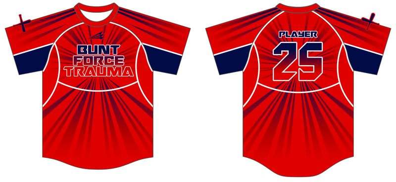 Bunt Force Trauma Custom NanoDri Baseball Jersey #J2