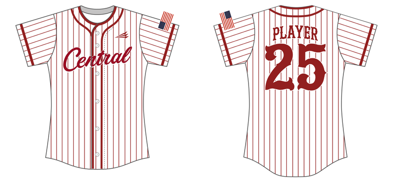 Central Custom NanoDri Softball Jersey #J1