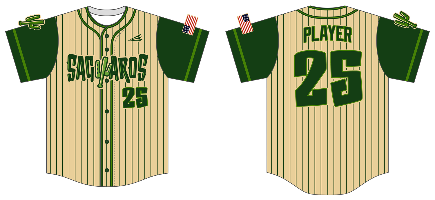 Big League Wiffle Ball Custom HexaFlex Baseball Jersey #J12