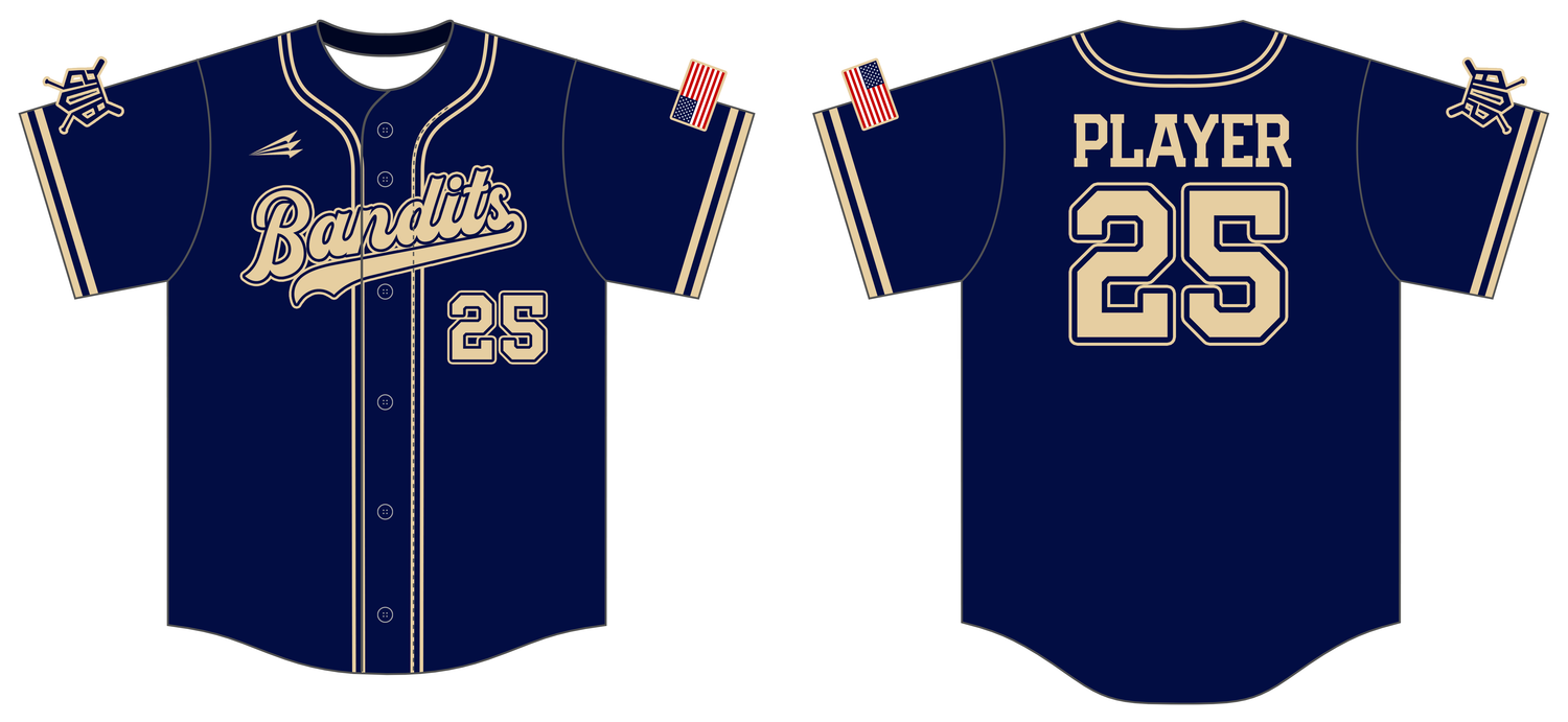 Boise Bandits Custom Hexaflex Baseball Jersey #J3C