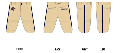 Boise Bandits Custom Knicker Baseball Pants #BP2C