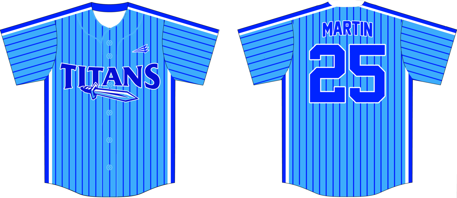 Murfreesboro Titans Baseball Custom Jersey #14