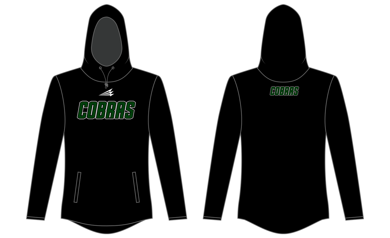 Keystone Cobras Custom QuadFlex Hoodie #QF1