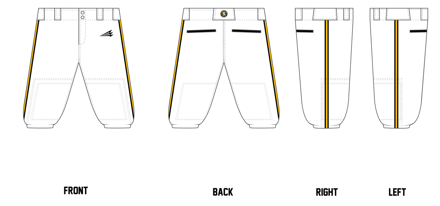 Southeast Iowa Swarm Custom Knicker Baseball Pants #BP1B