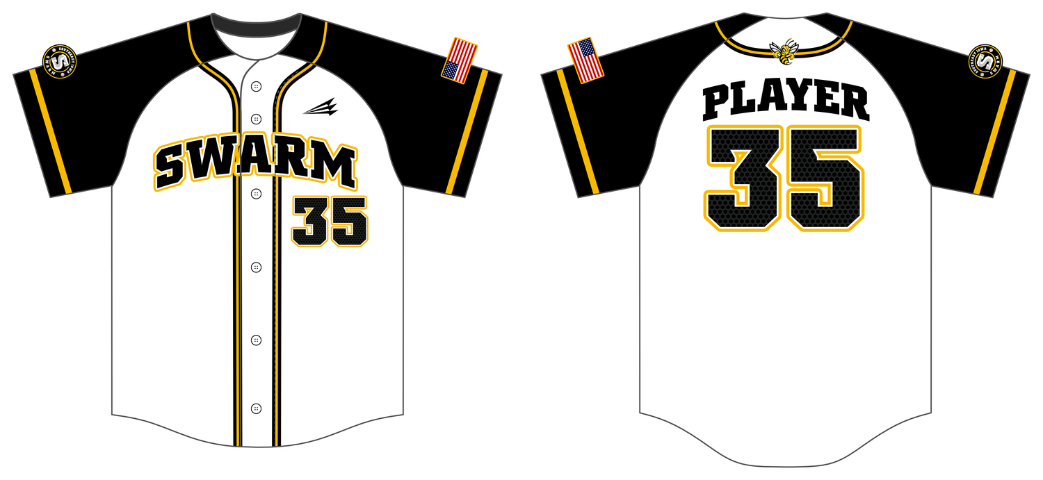 Southeast Iowa Swarm Custom Hexaflex Baseball Jersey #J1