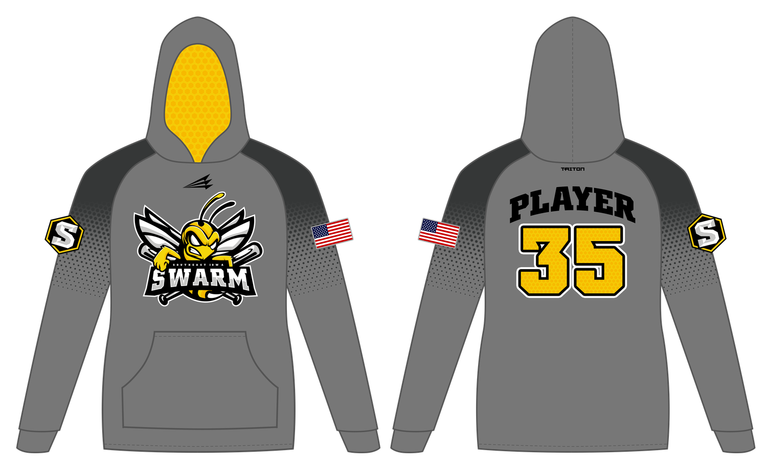 Southeast Iowa Swarm Custom Vulcan Hoodie #VH1