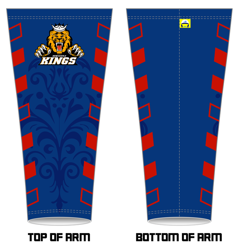 Newcastle Kings Dodgeball Club Custom Arm Sleeve #AS12
