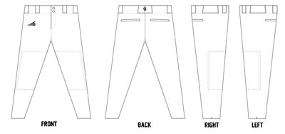 Kansas Blackhawks Custom ProFit Baseball Pant #BP1f