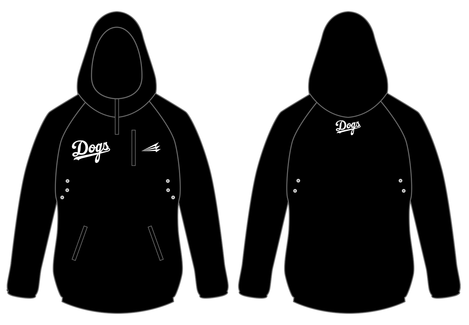 Blacksher Custom Gladiator Hoodie #GH1