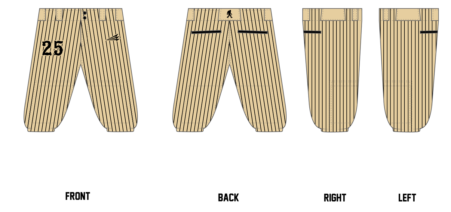 Lost Coast Legends Custom Knicker Baseball Pant #BP5g
