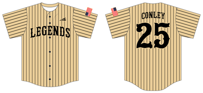 Lost Coast Legends Custom HexaFlex Baseball Jersey #J5f