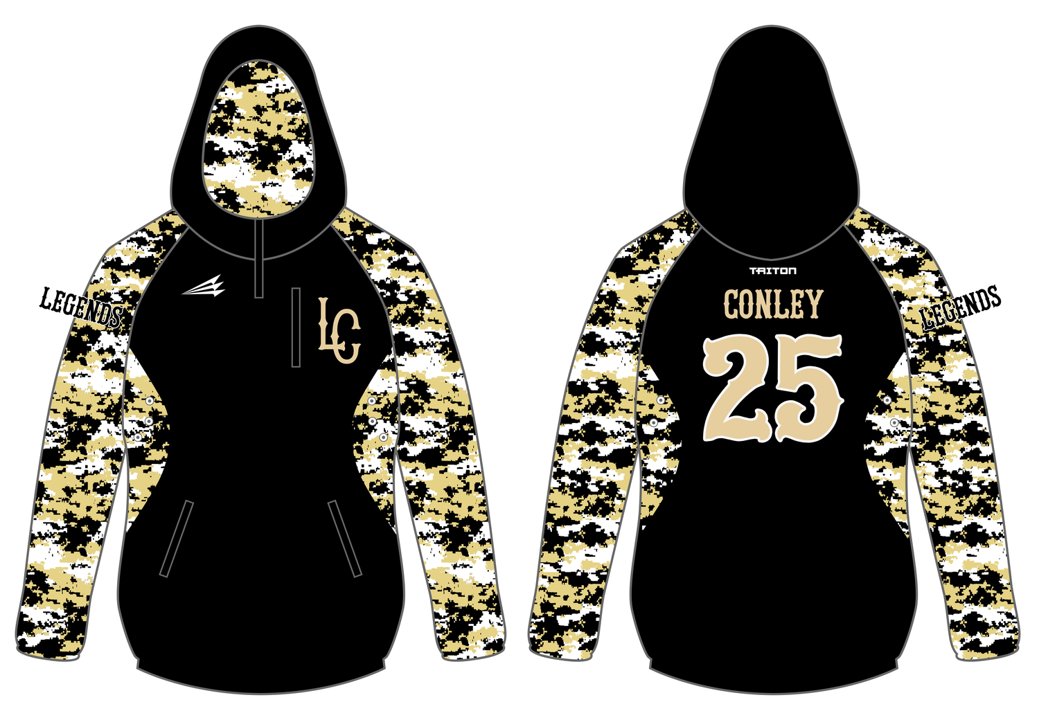 Lost Coast Legends Custom Gladiator Hoodie #GH1