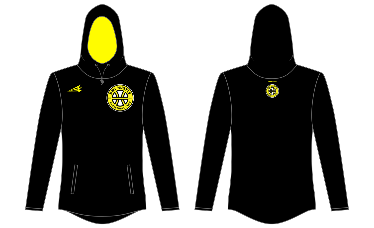 NWI Hustle Custom QuadFlex Hoodie #QF1