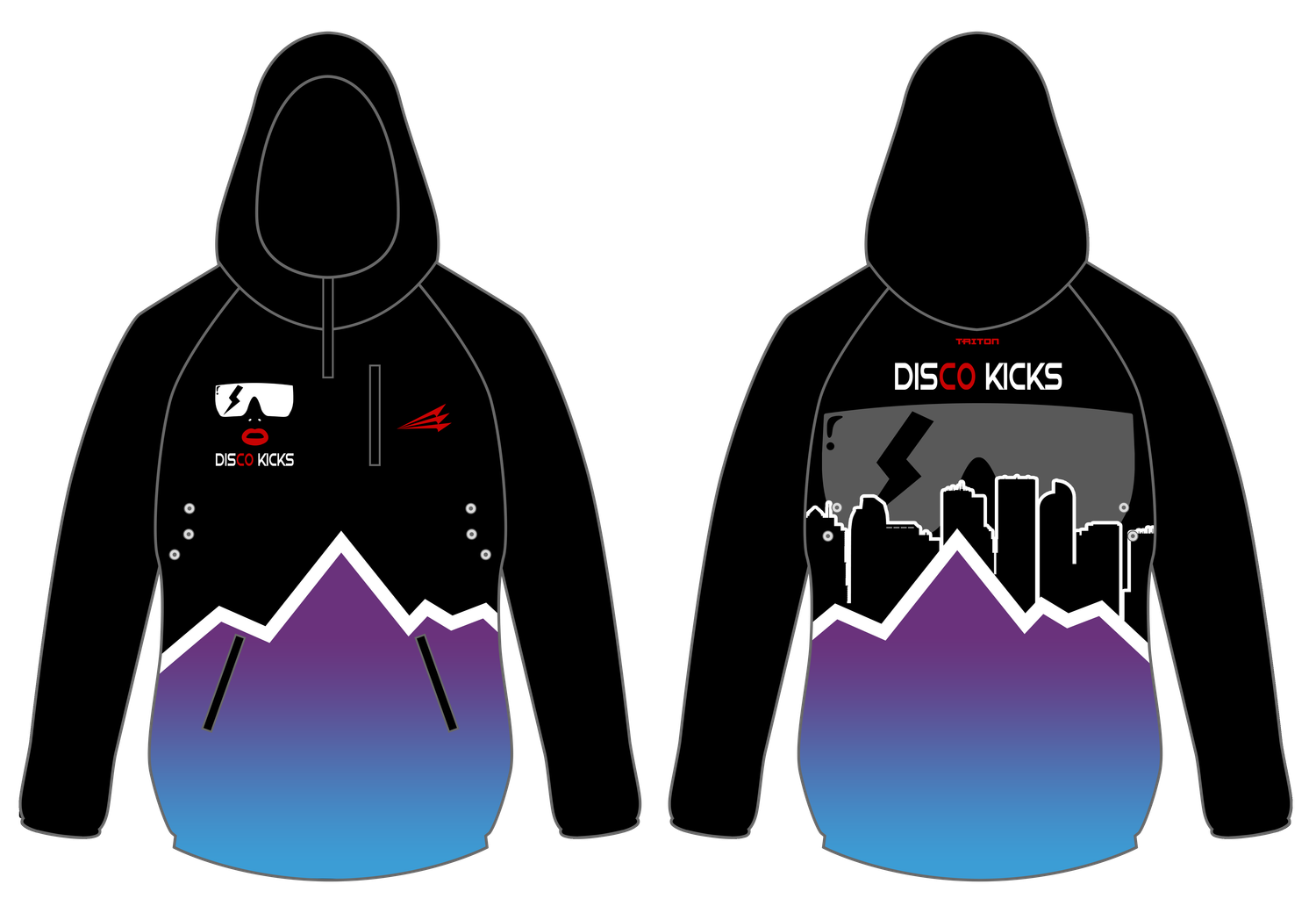 Disco Kicks Custom Gladiator Hoodie #GH1