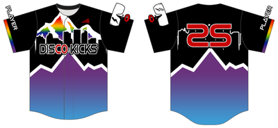 Disco Kicks Custom Hexaflex Baseball Jersey #J5D