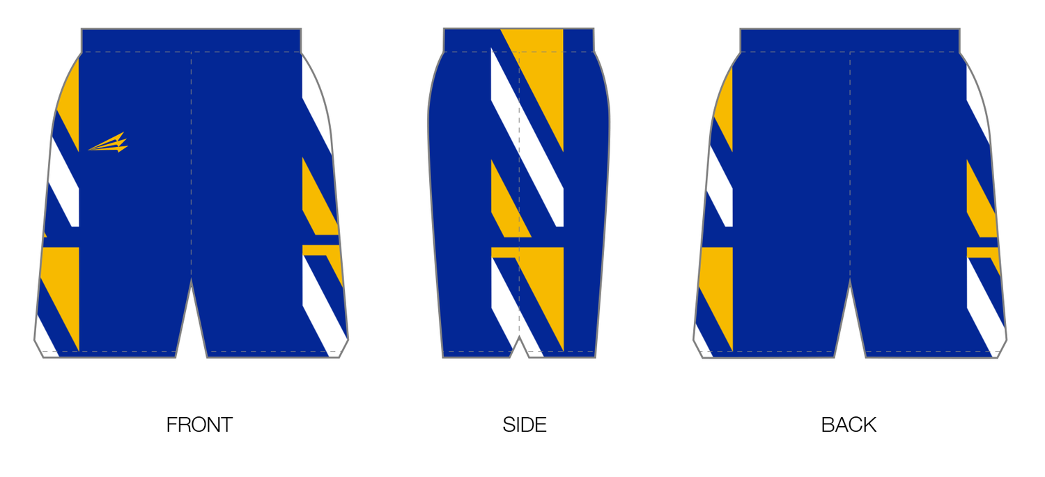 Drummond Bulldogs Custom NanoDri Basketball Shorts #BS1b