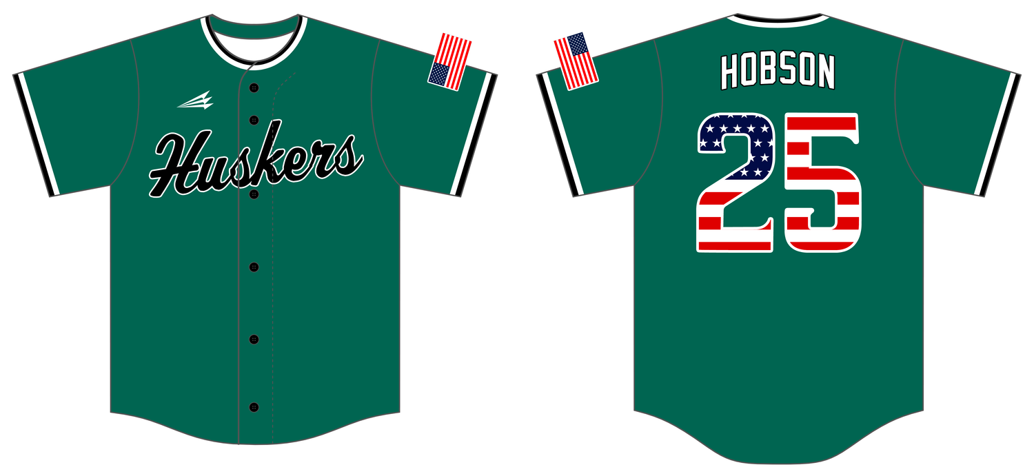 Yorktown Huskers Custom NanoDri Baseball Jersey #J33d